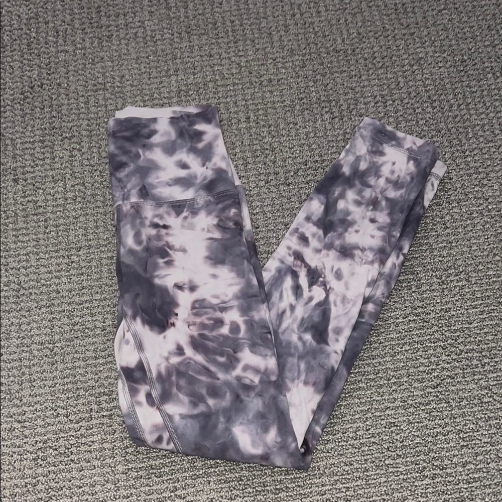 Lululemon Align Tie-Dye Leggings pink/purple